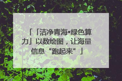 「洁净青海•绿色算力」以数绘图，让海量信息“跑起来”