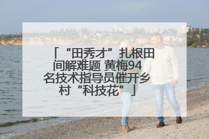 “田秀才”扎根田间解难题 黄梅94名技术指导员催开乡村“科技花”