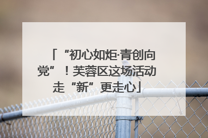 “初心如炬·青创向党”！芙蓉区这场活动走“新”更走心