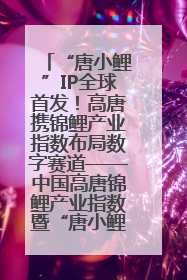 “唐小鲤”IP全球首发！高唐携锦鲤产业指数布局数字赛道——中国高唐锦鲤产业指数暨“唐小鲤”IP全球首发仪式在杭州举行