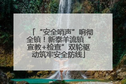 “安全哨声”响彻全镇！新泰羊流镇“宣教+检查”双轮驱动筑牢安全防线