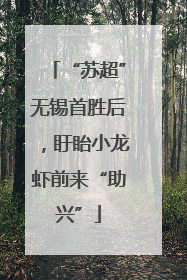 “苏超”无锡首胜后，盱眙小龙虾前来“助兴”