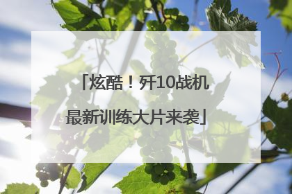 炫酷！歼10战机最新训练大片来袭