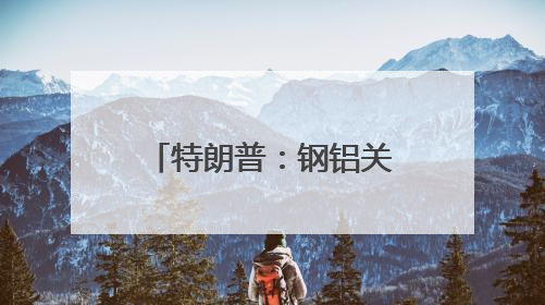 特朗普：钢铝关税加倍 欧盟加拿大：强烈遗憾！强烈反对！