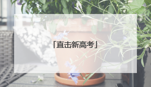 直击新高考