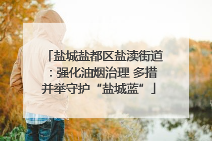 盐城盐都区盐渎街道：强化油烟治理 多措并举守护“盐城蓝”