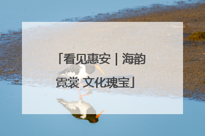 看见惠安｜海韵霓裳 文化瑰宝