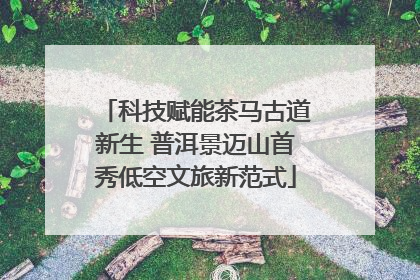 科技赋能茶马古道新生 普洱景迈山首秀低空文旅新范式