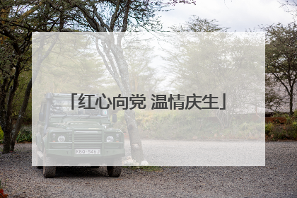红心向党 温情庆生