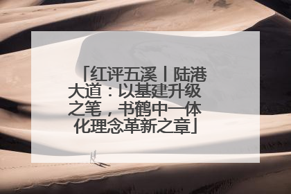 红评五溪丨陆港大道：以基建升级之笔，书鹤中一体化理念革新之章