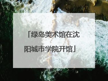 绿岛美术馆在沈阳城市学院开馆