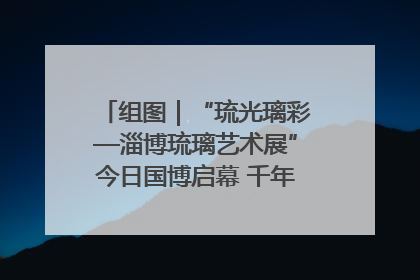 组图｜“琉光璃彩—淄博琉璃艺术展”今日国博启幕 千年窑火绽放京城