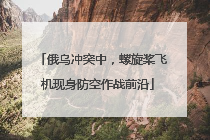 俄乌冲突中，螺旋桨飞机现身防空作战前沿