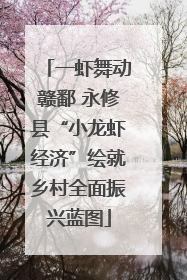 一虾舞动赣鄱 永修县“小龙虾经济”绘就乡村全面振兴蓝图