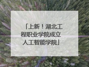 上新！湖北工程职业学院成立人工智能学院