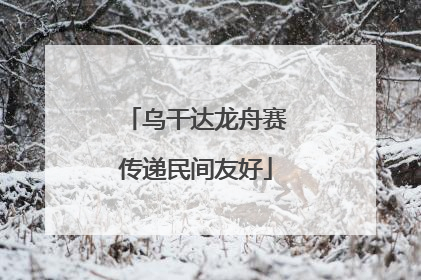 乌干达龙舟赛传递民间友好