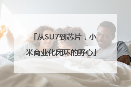 从SU7到芯片，小米商业化闭环的野心