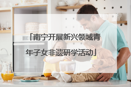 南宁开展新兴领域青年子女非遗研学活动