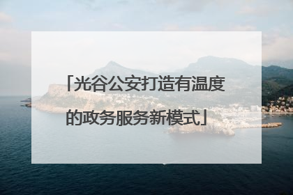 光谷公安打造有温度的政务服务新模式