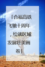 合福高铁飞驰十周年，绘就区域发展壮美画卷