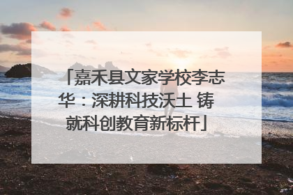 嘉禾县文家学校李志华：深耕科技沃土 铸就科创教育新标杆