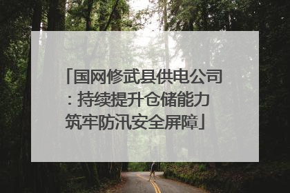 国网修武县供电公司：持续提升仓储能力 筑牢防汛安全屏障