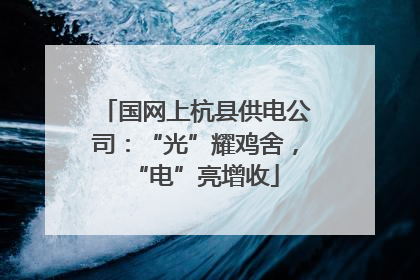 国网上杭县供电公司：“光”耀鸡舍，“电”亮增收