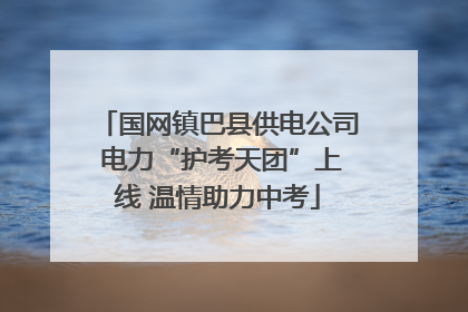 国网镇巴县供电公司 电力“护考天团”上线 温情助力中考