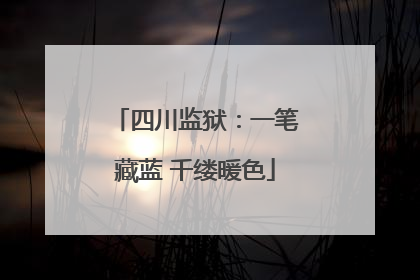 四川监狱：一笔藏蓝 千缕暖色
