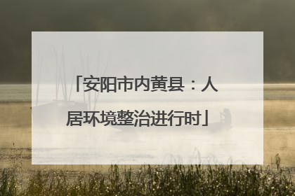 安阳市内黄县：人居环境整治进行时