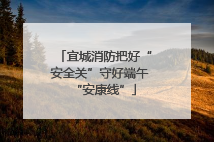 宜城消防把好“安全关”守好端午“安康线”