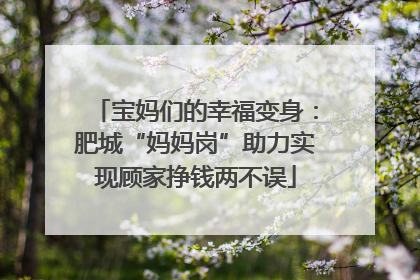 宝妈们的幸福变身：肥城“妈妈岗”助力实现顾家挣钱两不误