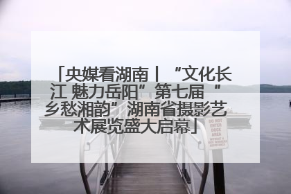 央媒看湖南丨“文化长江 魅力岳阳”第七届“乡愁湘韵”湖南省摄影艺术展览盛大启幕