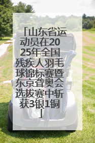 山东省运动员在2025年全国残疾人羽毛球锦标赛暨东京聋奥会选拔赛中斩获3银1铜