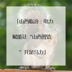 山西临汾：电力赋能让“山西智造”开足马力