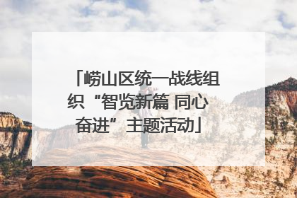 崂山区统一战线组织“智览新篇 同心奋进”主题活动