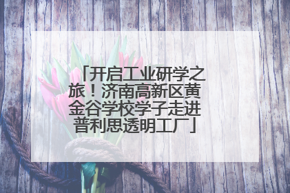 开启工业研学之旅！济南高新区黄金谷学校学子走进普利思透明工厂