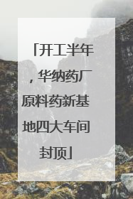 开工半年，华纳药厂原料药新基地四大车间封顶