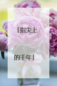 指尖上的千年