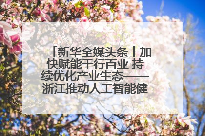 新华全媒头条丨加快赋能千行百业 持续优化产业生态——浙江推动人工智能健康有序发展观察