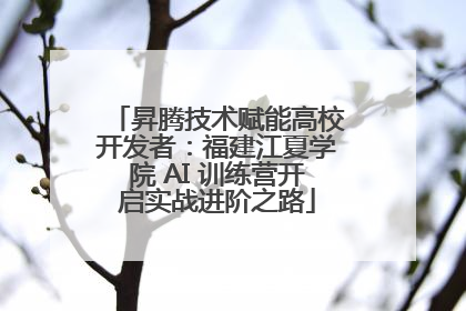 昇腾技术赋能高校开发者：福建江夏学院 AI 训练营开启实战进阶之路