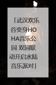 武汉欢乐谷变身HOHA音乐公园 双园联动开启水陆音乐派对