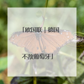 欧国联｜德国不敌葡萄牙
