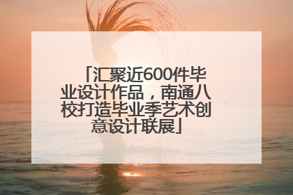 汇聚近600件毕业设计作品，南通八校打造毕业季艺术创意设计联展
