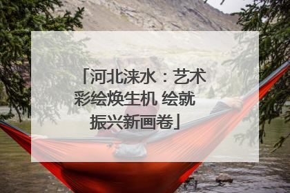 河北涞水：艺术彩绘焕生机 绘就振兴新画卷