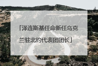 泽连斯基任命新任乌克兰驻北约代表团团长