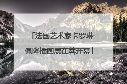 法国艺术家卡罗琳·佩隆插画展在蓉开幕