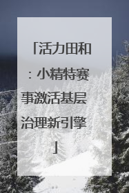 活力田和：小精特赛事激活基层治理新引擎