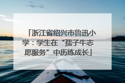 浙江省绍兴市鲁迅小学：学生在“孺子牛志愿服务”中历练成长
