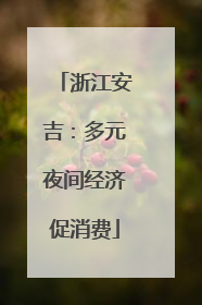 浙江安吉：多元夜间经济促消费
